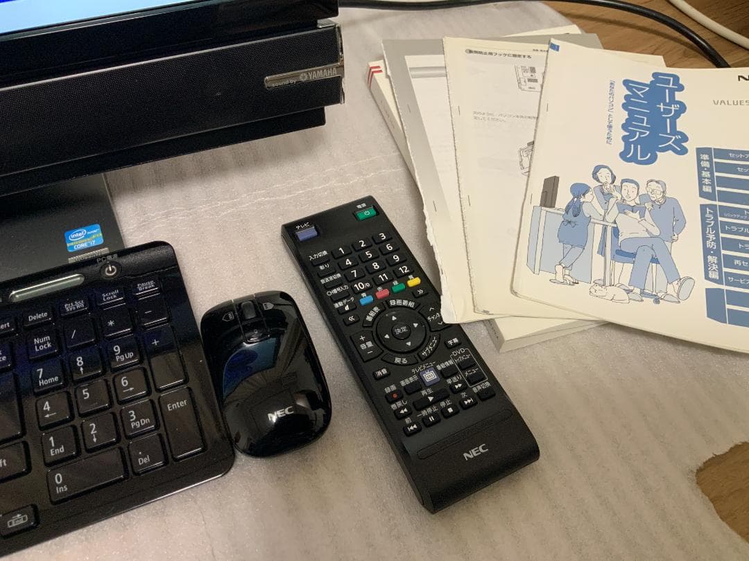 PC-VW770LS6B/Win11/i7/3TB/8GB/TV有/外部入出力有