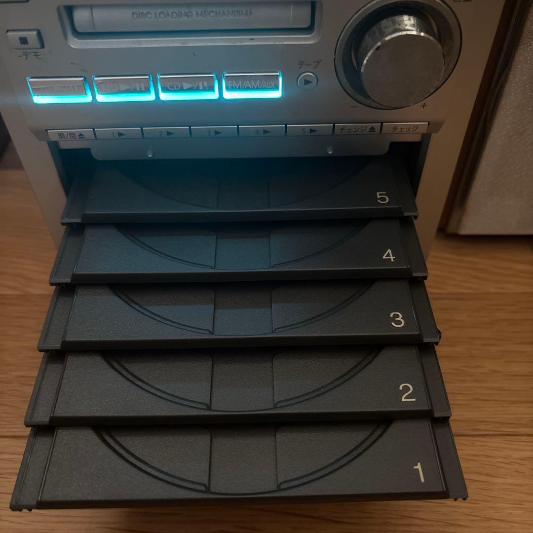 【中古】Panasonic SA-PM730SD 5CD システムコンポ