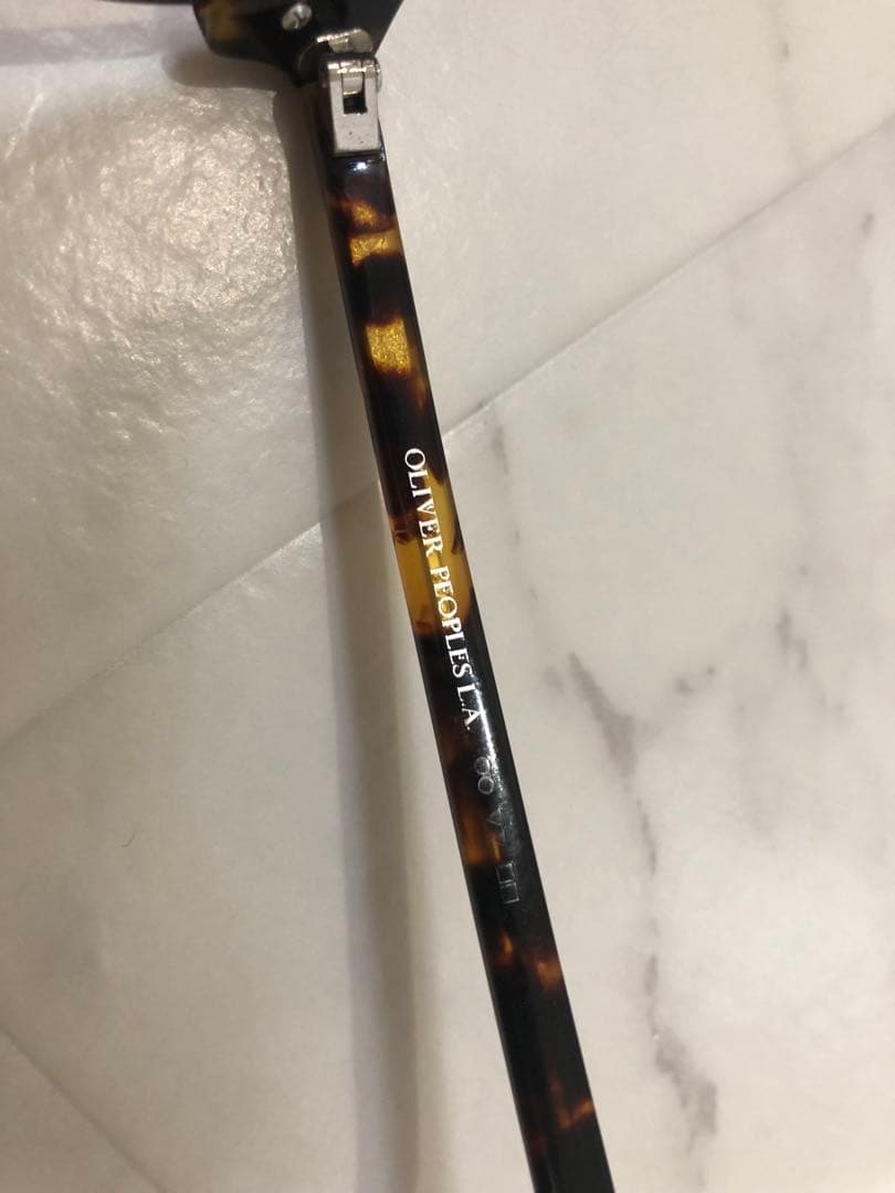 oliver peoples サングラス　メガネ　べっ甲