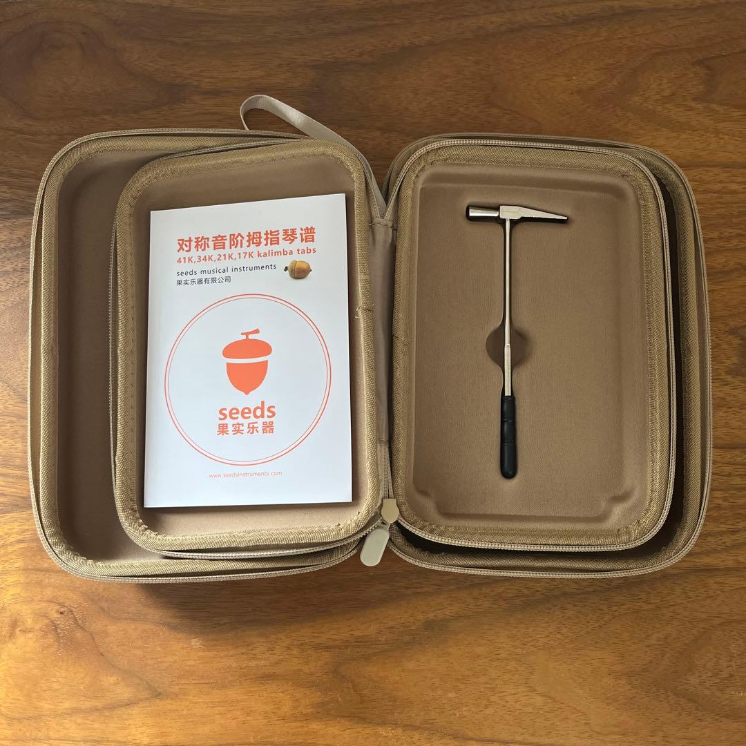 seeds 41キー　カリンバ　親指ピアノ　半音付き　クロマチック