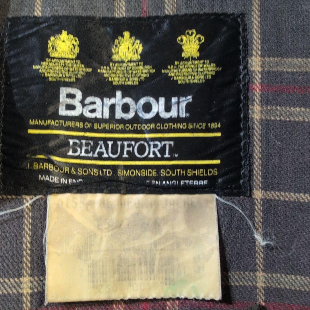 ワンコBarbour BEAUFORTチャコールブラックc50
