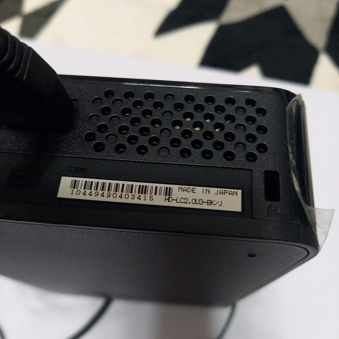 外付けハードディスク USB接続 スリムタイプ