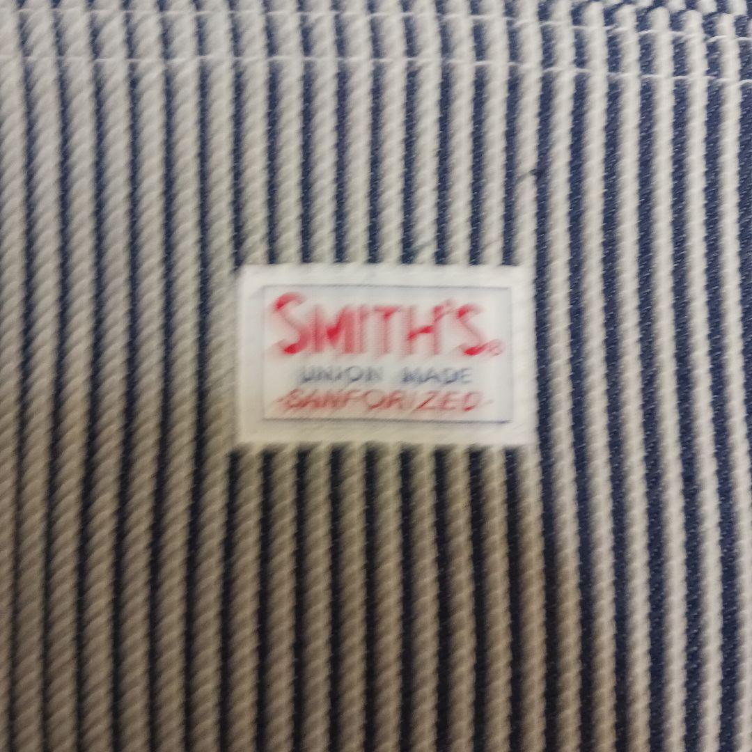 【超美品・新品】SMITH'S ストライプ ワークパンツ W34 L32