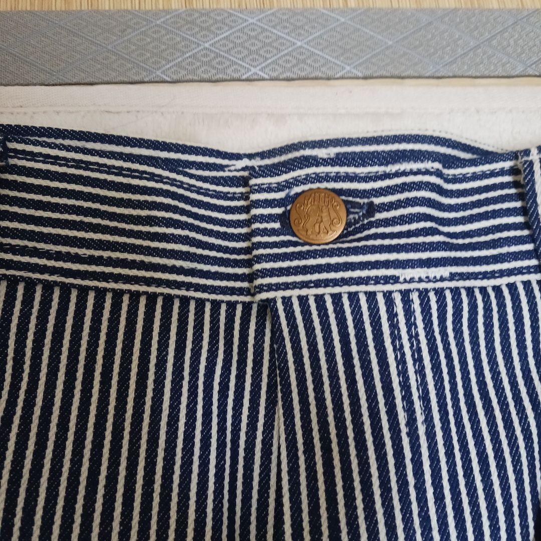 【超美品・新品】SMITH'S ストライプ ワークパンツ W34 L32