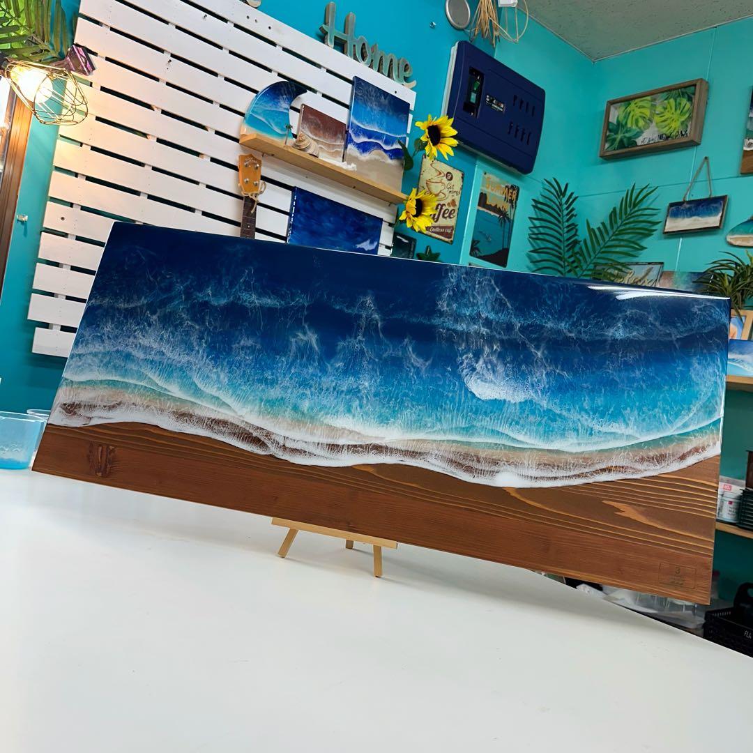 BIG BIG パネル No.200 オーシャンパネル　レジンアート　海アート