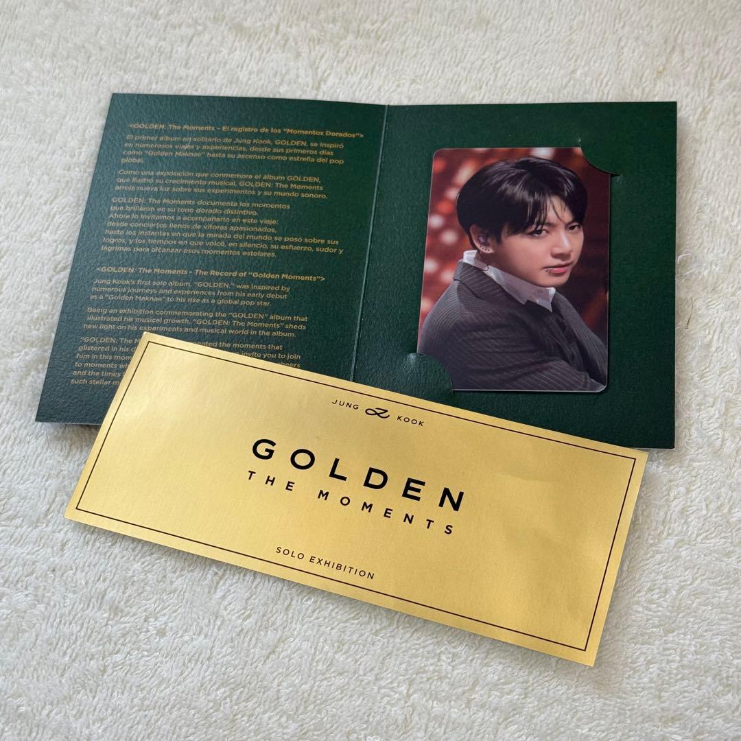 ジョングク GOLDEN 展示会 チリ 入場特典トレカ Type B チケ付