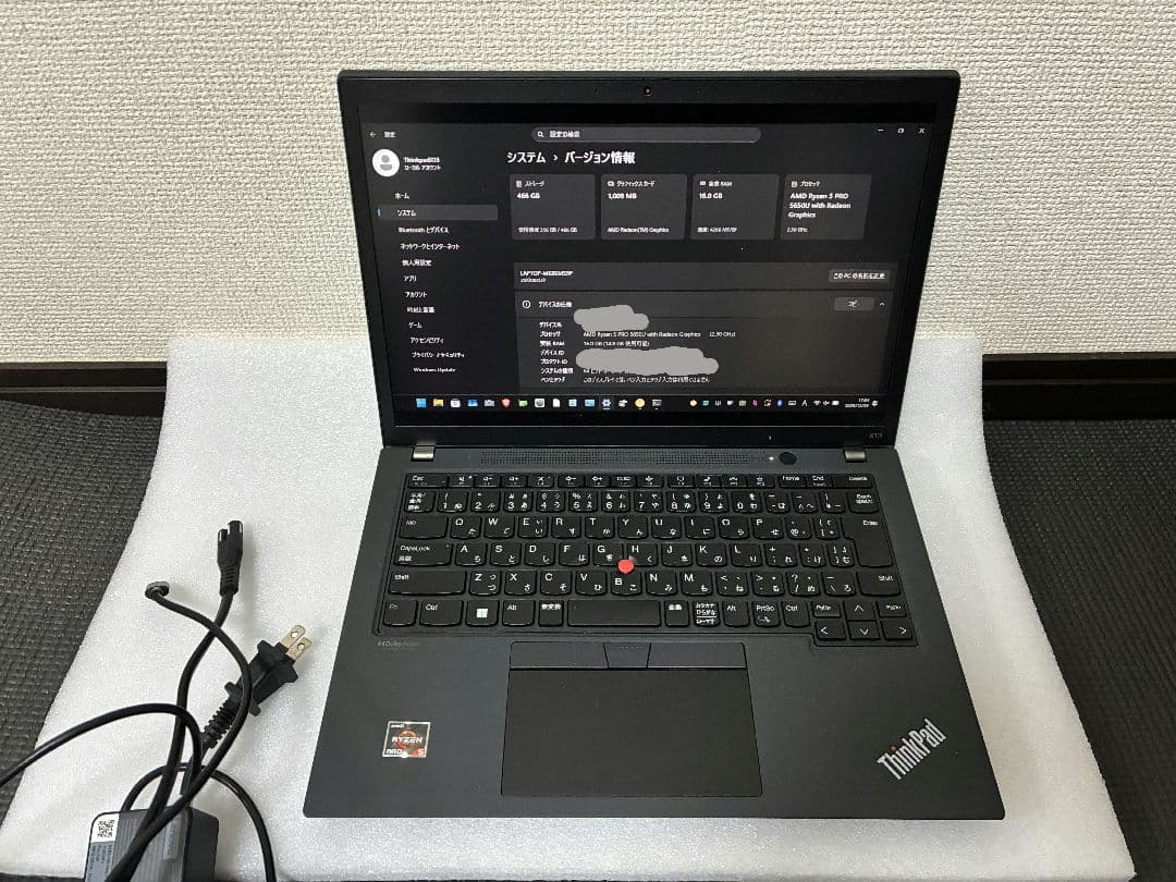 Windowsノート本体 Thinkpad X13 Gen2 16GB 512GB