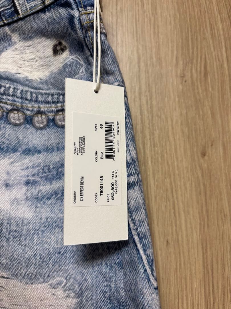 パンツ FORSOMEMONE XX EFFECT DENIM