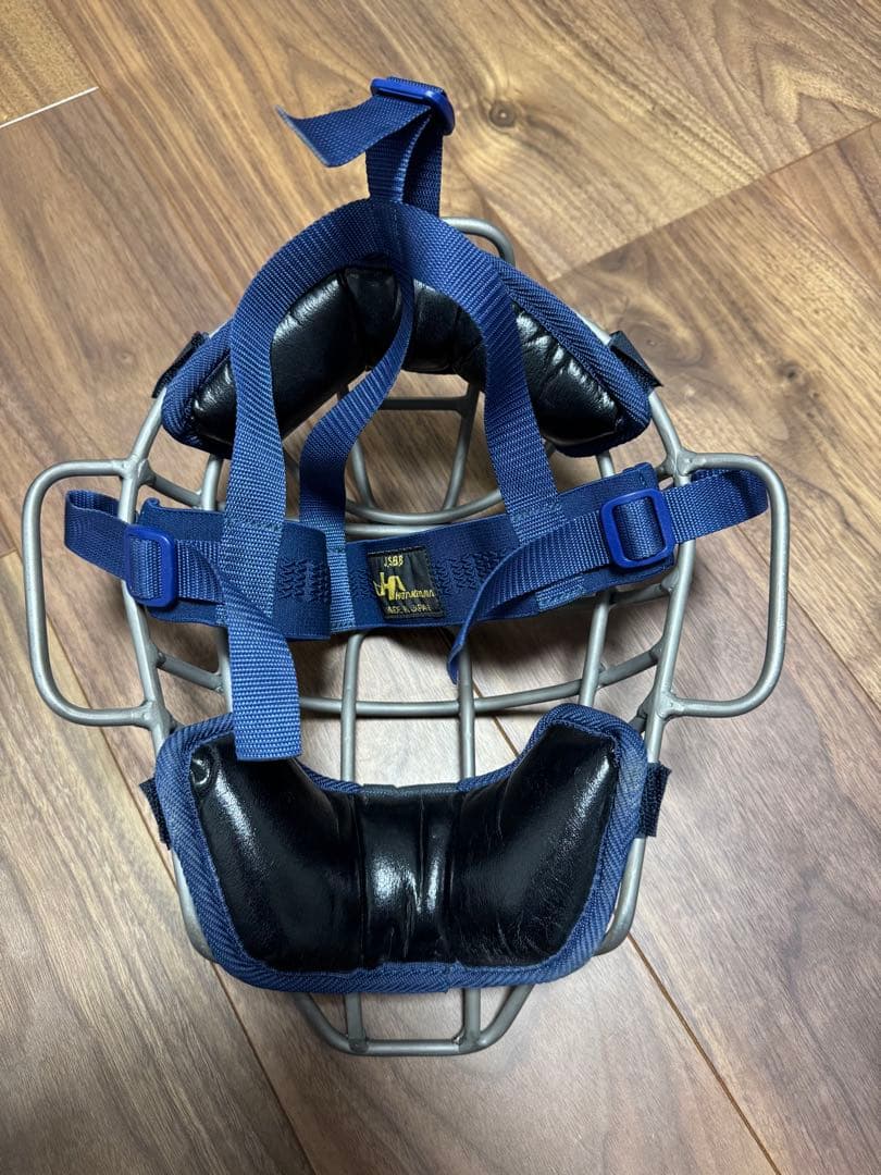 【しろくまとかげ】ハタケヤマ捕手用プロテクター JSBBネイビー/ホワイト