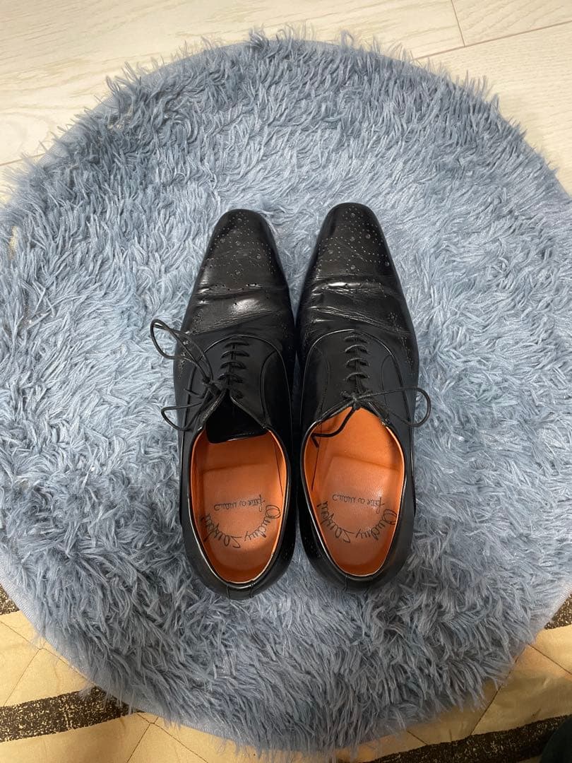 サントーニ　santoni ドレスシューズメダリオン