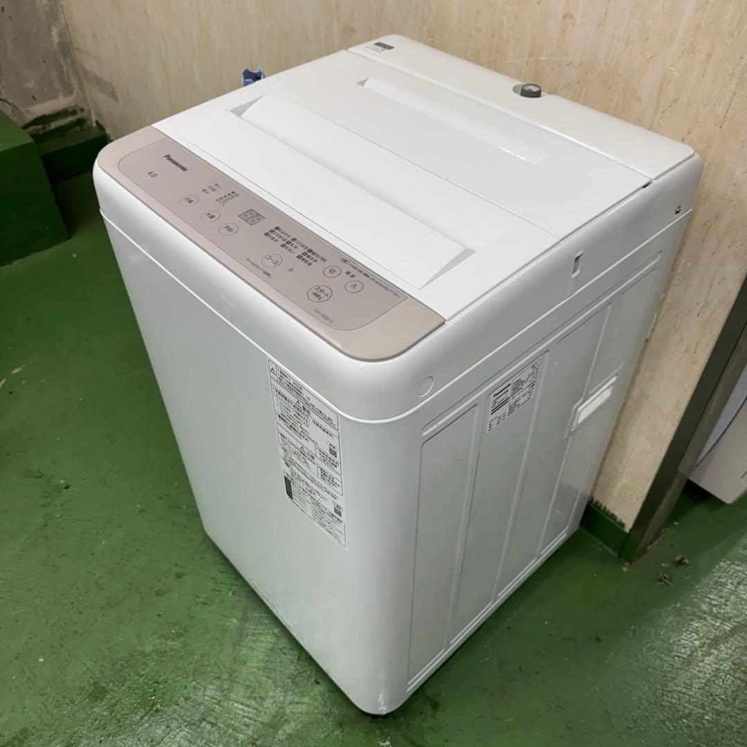 195★2022年製★パナソニック 洗濯機　6KG ホワイト　一人暮らし