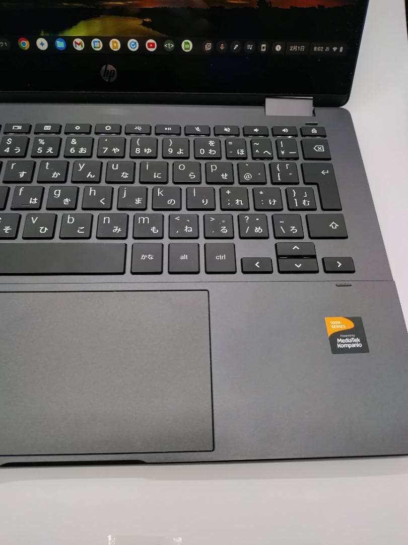 Chromebook本体 HP X360 13b Chromebook 13b-ca0000MU