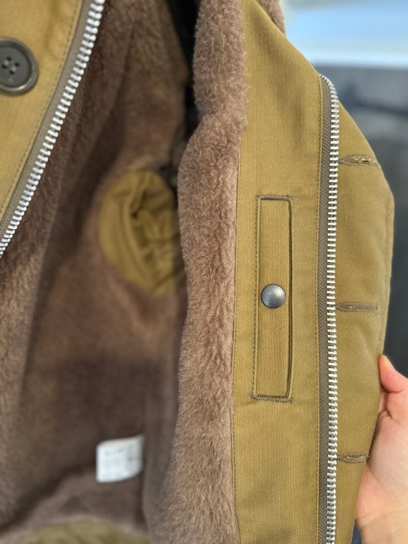 美品アイアンハート N1デッキジャケット L-ミディアム