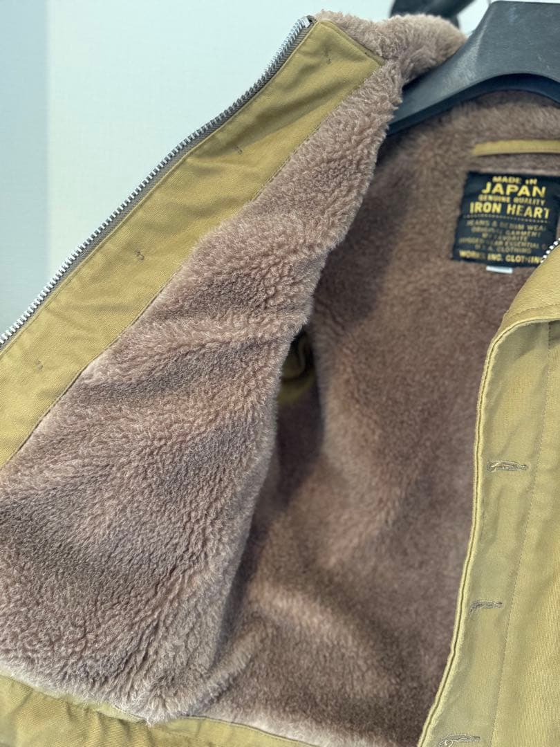 美品アイアンハート N1デッキジャケット L-ミディアム