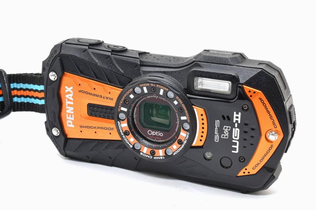 美品 PENTAX Optio WG-2 GPS オレンジ ＃A359