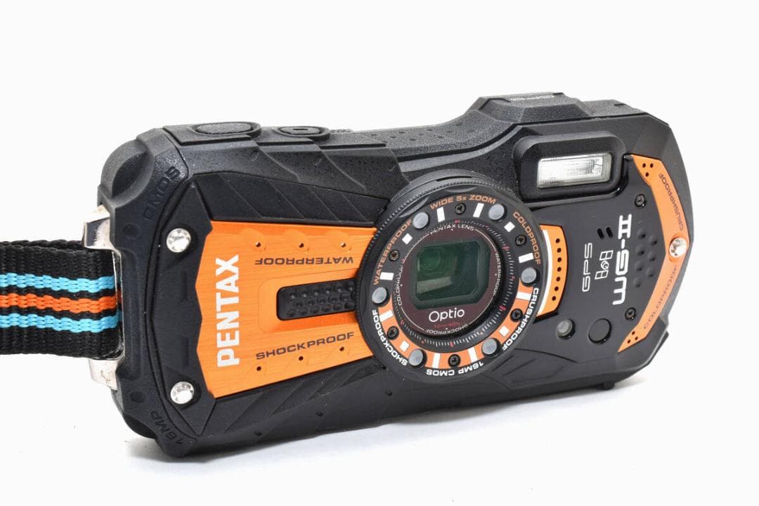美品 PENTAX Optio WG-2 GPS オレンジ ＃A359