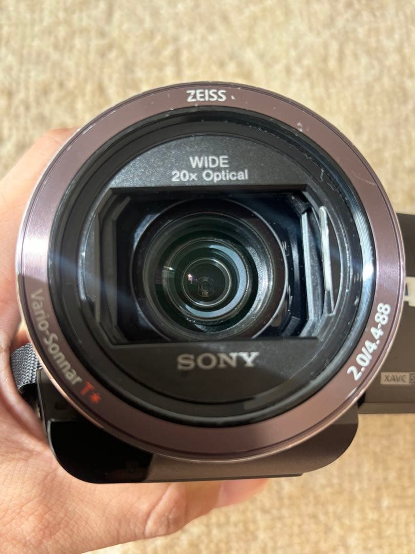 ソニー　SONY FDR-AX45　ビデオカメラ ≪箱付き≫ ブラウン