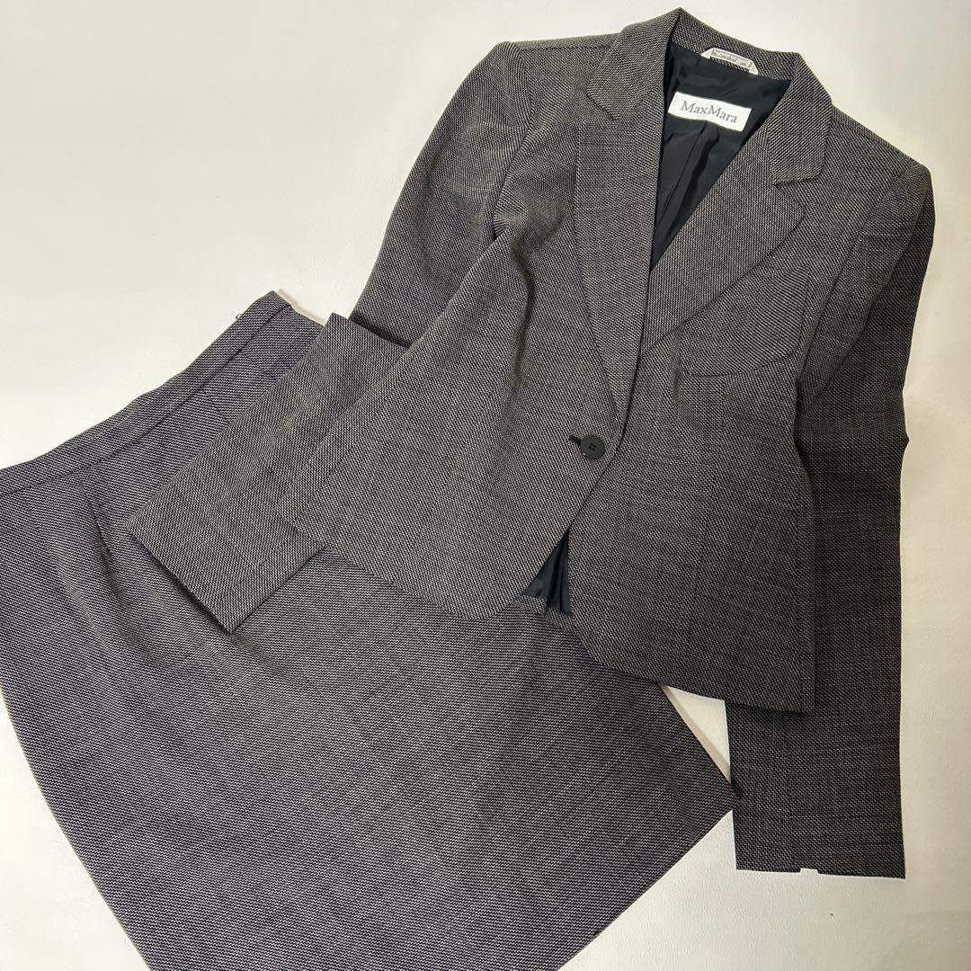 美品✨マックスマーラ 白タグ スーツ セットアップ ジャケット イタリア製