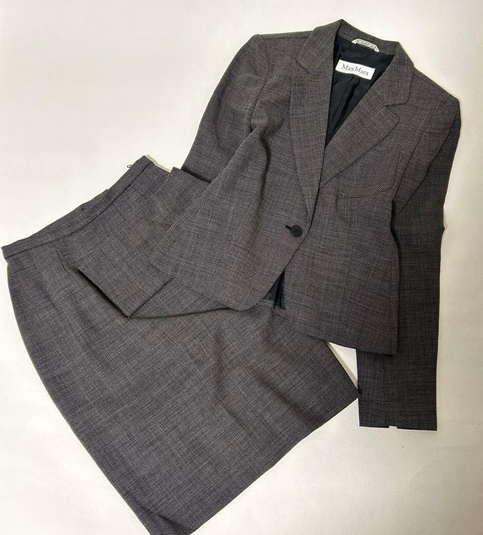美品✨マックスマーラ 白タグ スーツ セットアップ ジャケット イタリア製
