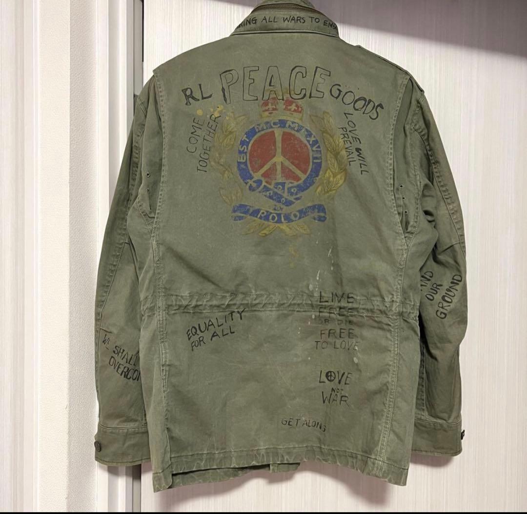 【Ralph Lauren】ミリタリージャケット PEACE (美品)