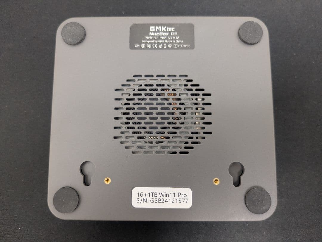 ミニPC GMKtec Nuc Box G3 16G+1TB Win11 Pro
