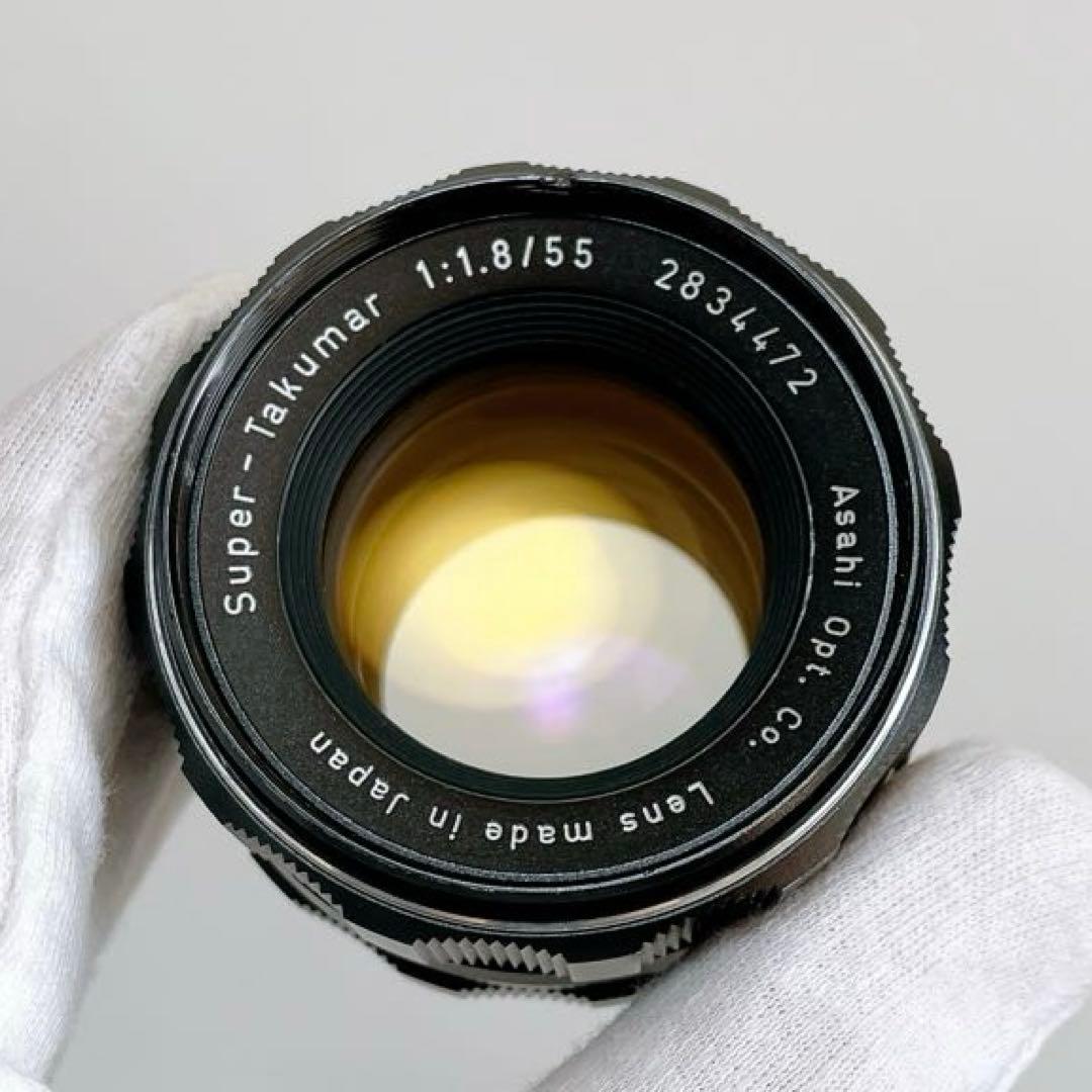 【多重虹色フレア】PENTAX Super Takumar 55mm f1.8