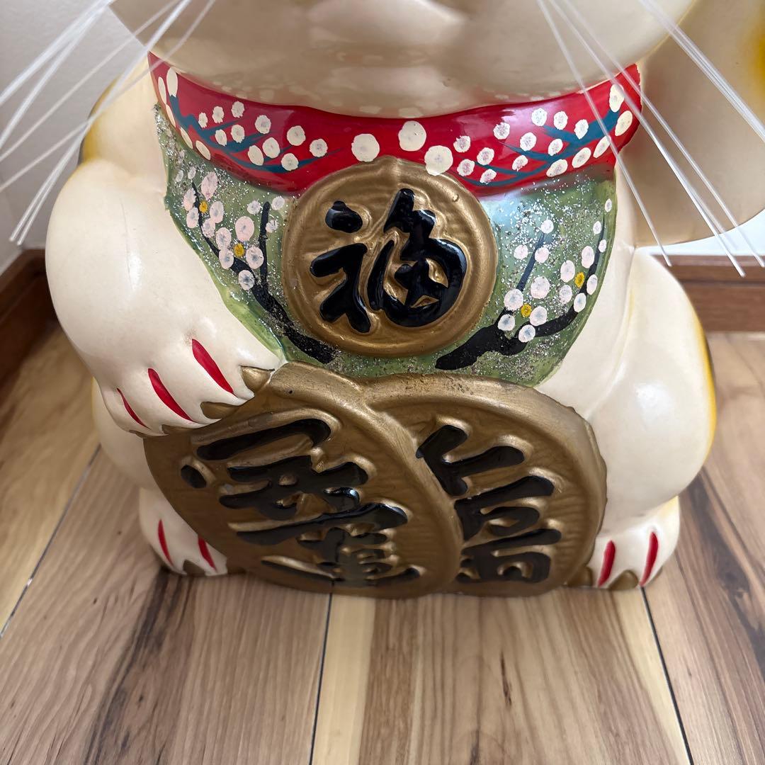 招き猫　貯金箱　超特大　44cm