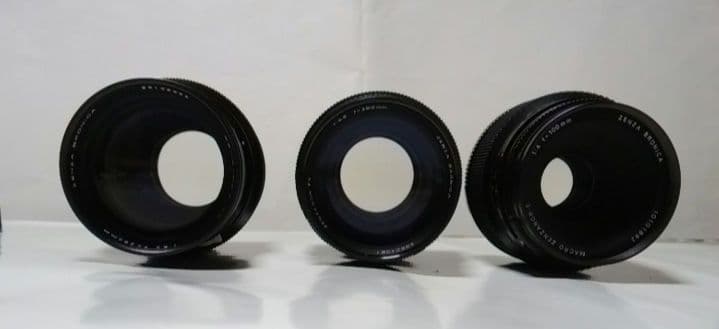 BRONICA ETR SI　 6×4.5 交換レンズ3点付