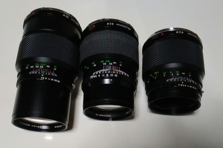 BRONICA ETR SI　 6×4.5 交換レンズ3点付