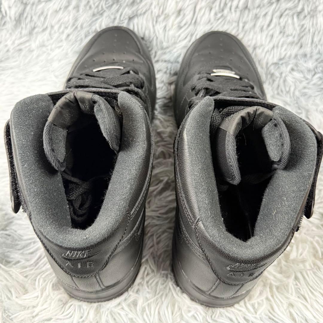 美品✨Nike × Supreme Air Force 1 MID 黒 28.5