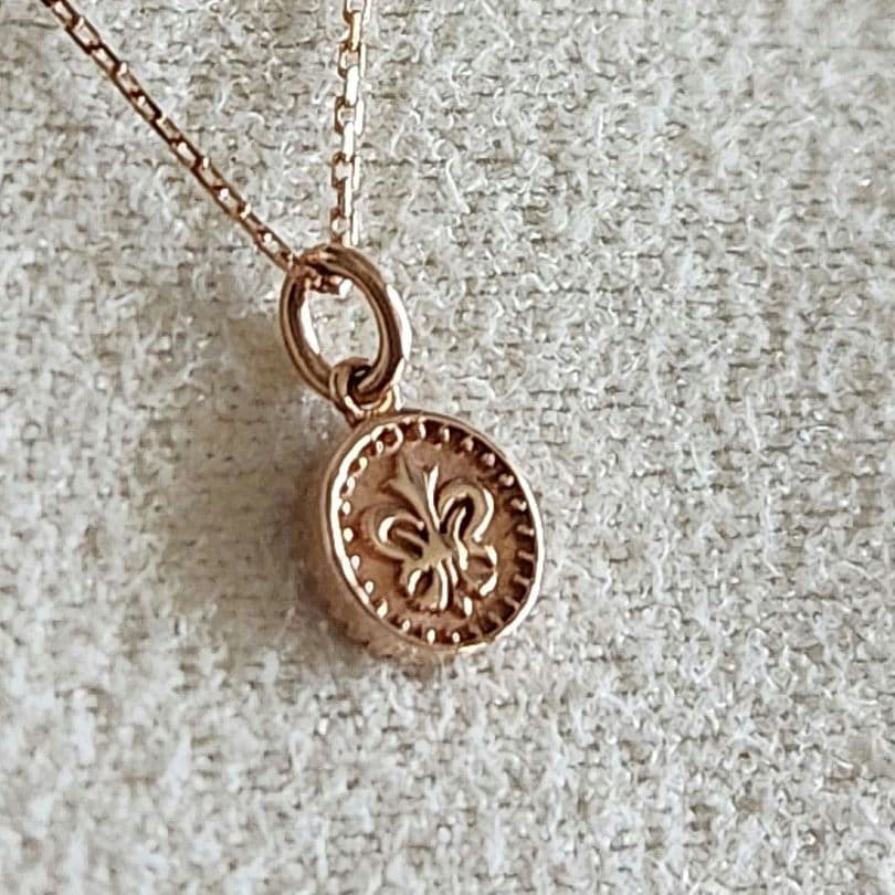 『haru』ユリ♡【ミントジャム】K10 ゴールド リバーシブル