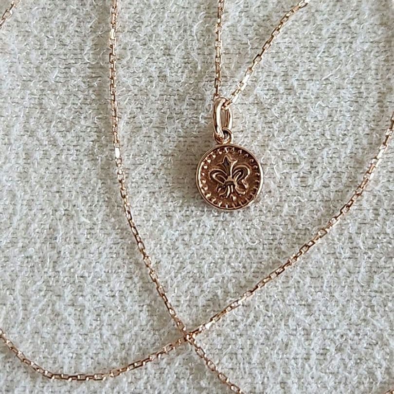 『haru』ユリ♡【ミントジャム】K10 ゴールド リバーシブル