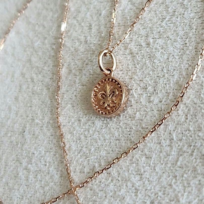 『haru』ユリ♡【ミントジャム】K10 ゴールド リバーシブル