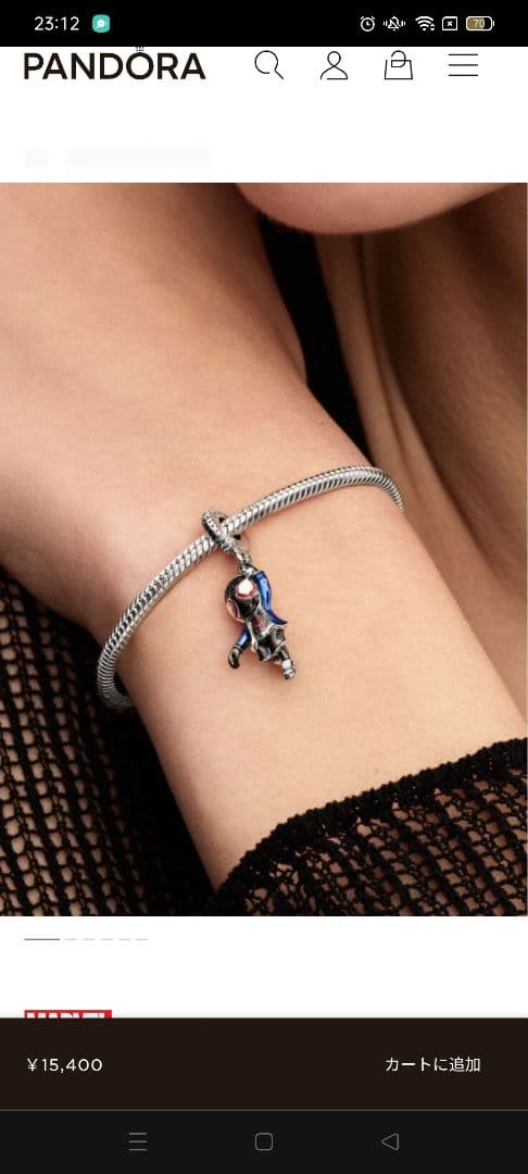 happy0527 PANDORA × MARVEL スパイダーマン