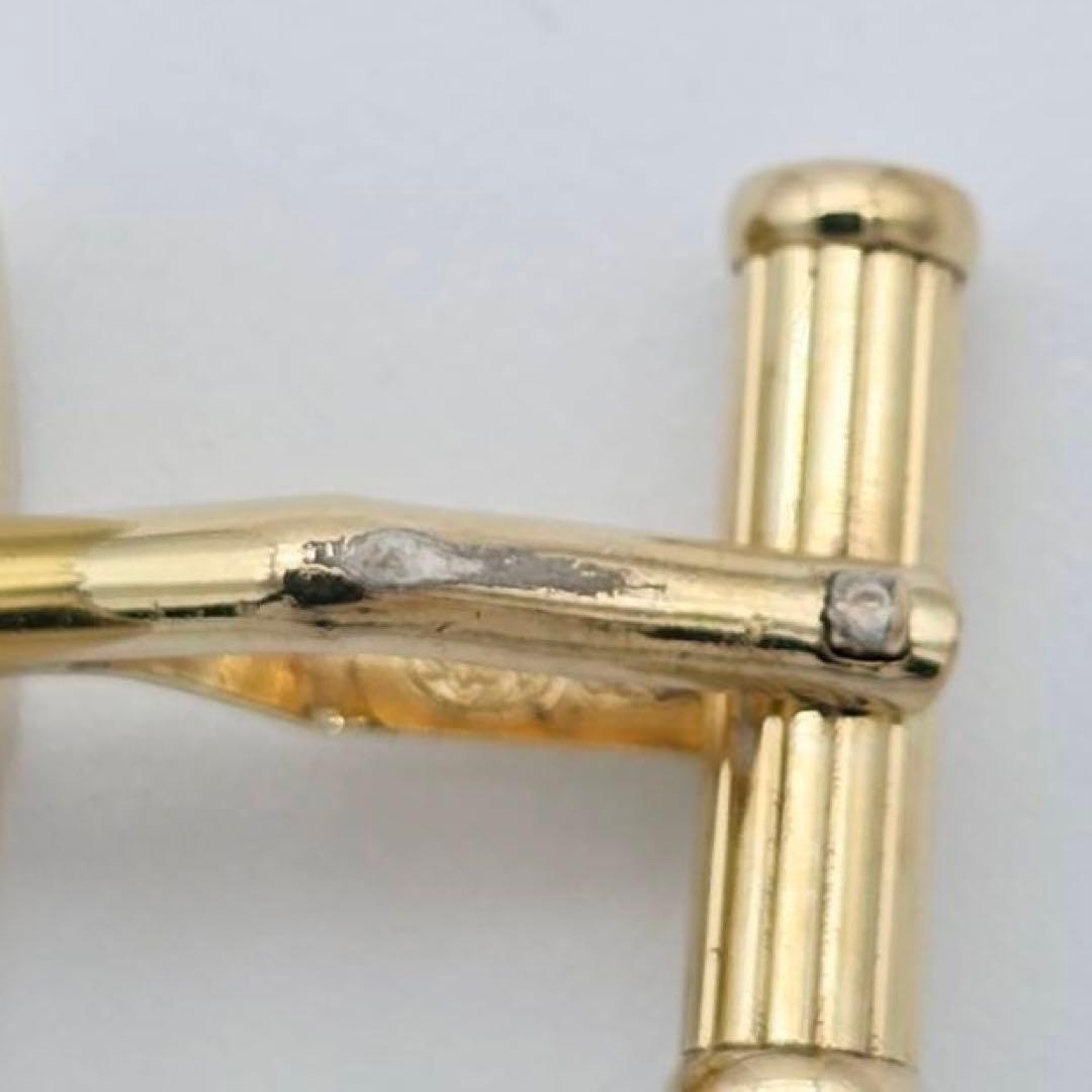 ★MONTBLANC★ カフリンクス オーバル ロゴ グリーン ゴールド