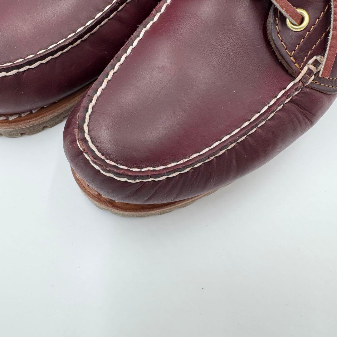 極美品　ティンバーランド　3eye クラシック　バーガンディ　デッキシューズ