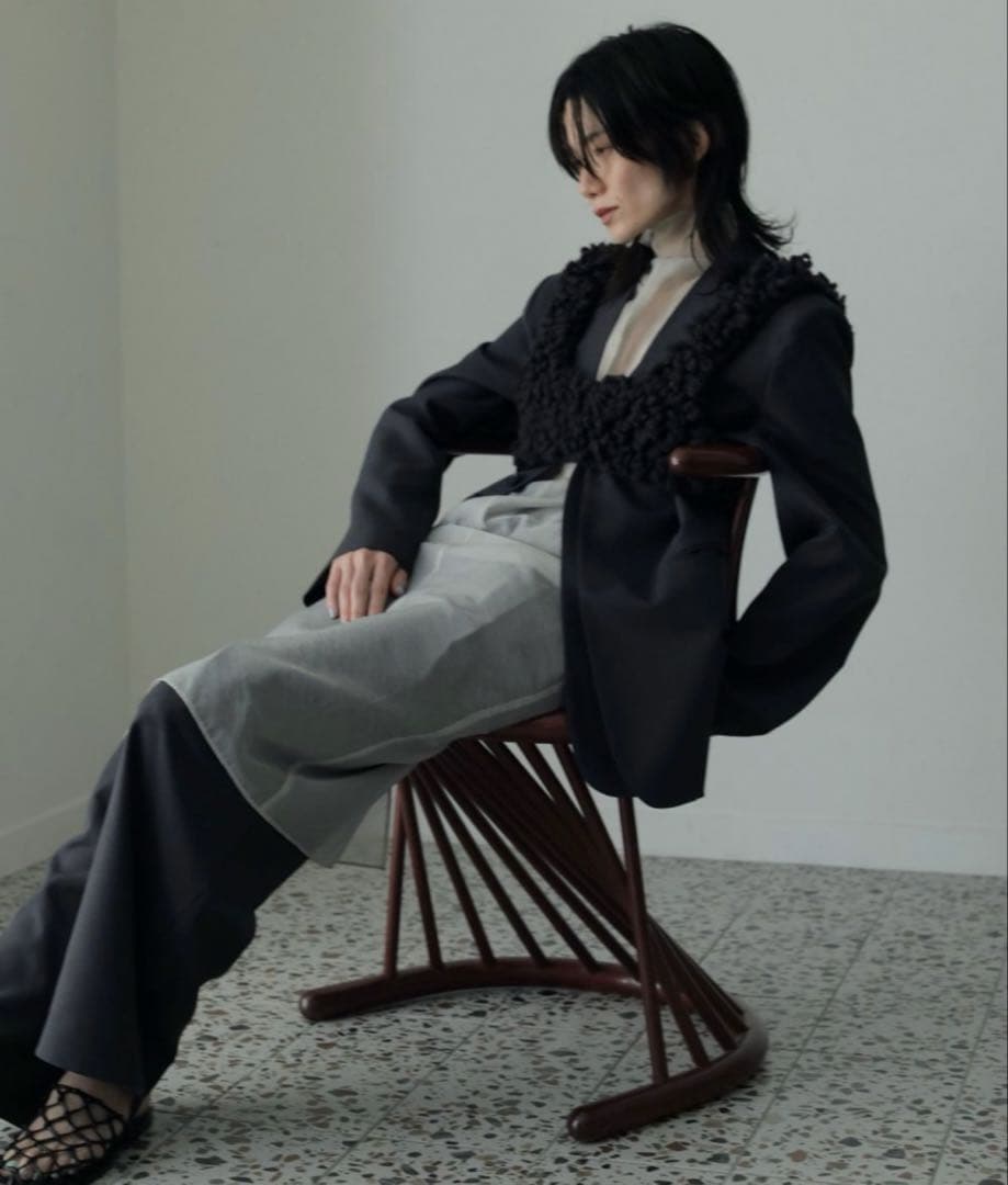 新品未使用☆アンヌーク　Loop Knit Vest ブラウン