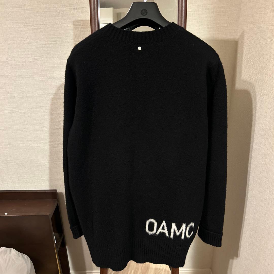 OAMC WHISTLER CREW ロゴ クルーネック ニット ブラックM