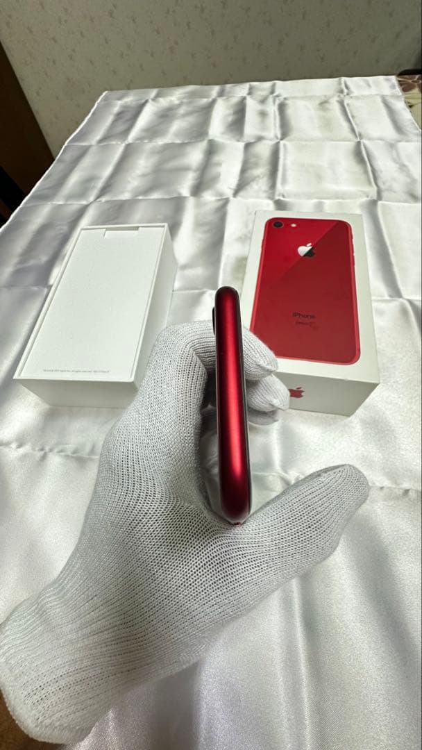 Apple iPhone 8 赤 充電器付き
