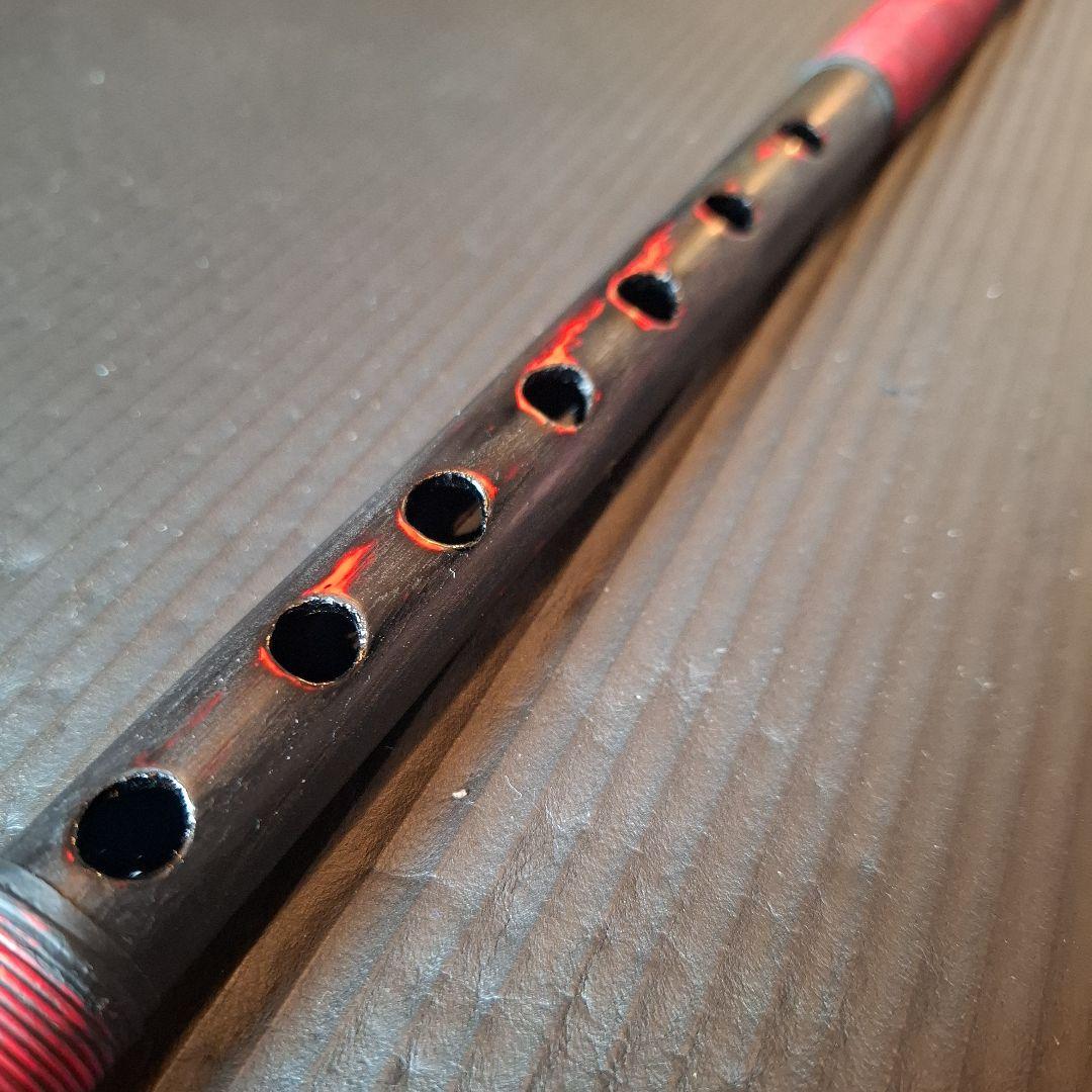 篠笛　古典調　五本調子 天地胴巻き　超鐵仕様