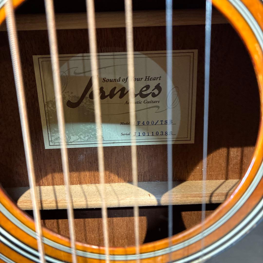 島村楽器　james JF400 TSB アコースティック ギター