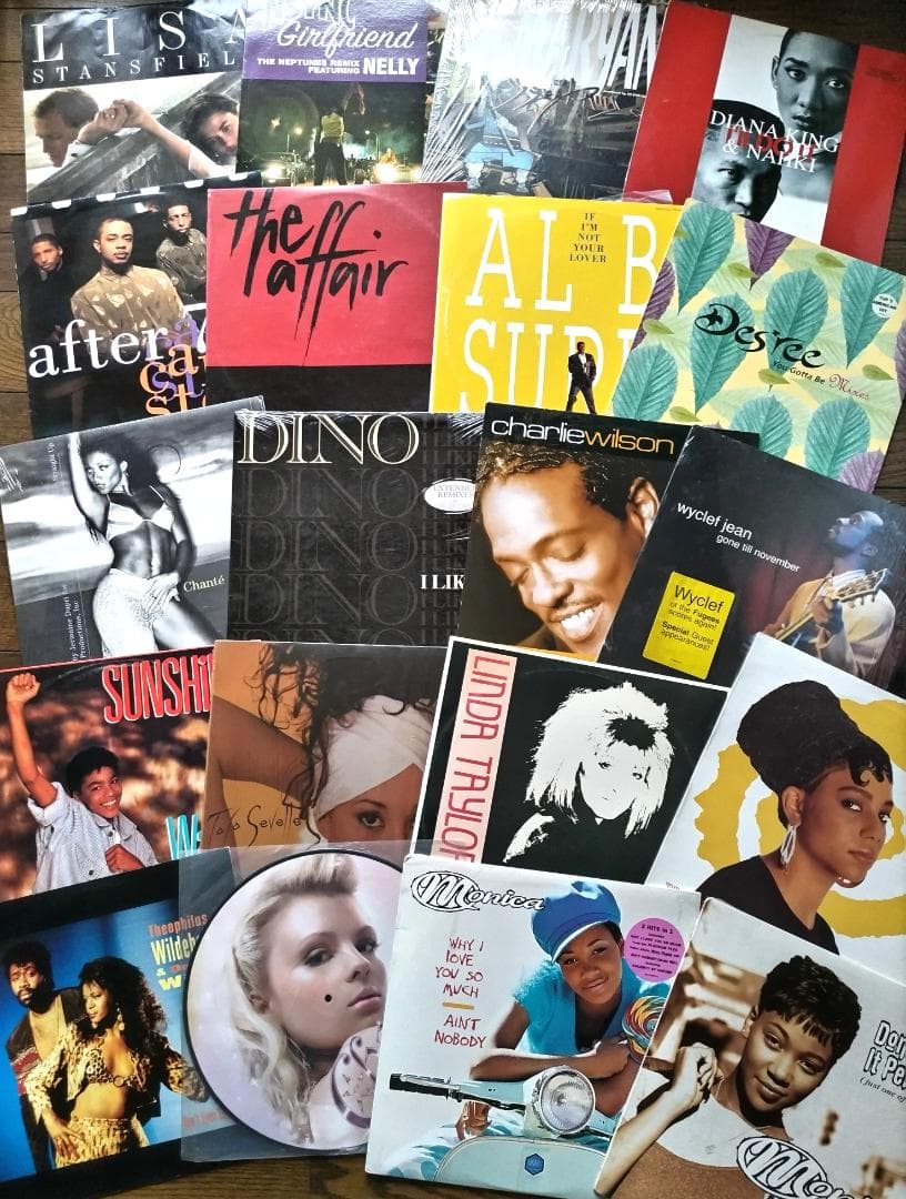 R&B 12インチ90枚セット レコードまとめ売り NJS, ジャンク