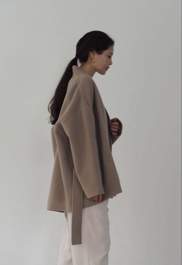 【美品】Na.e アリュールコート（グレージュ）