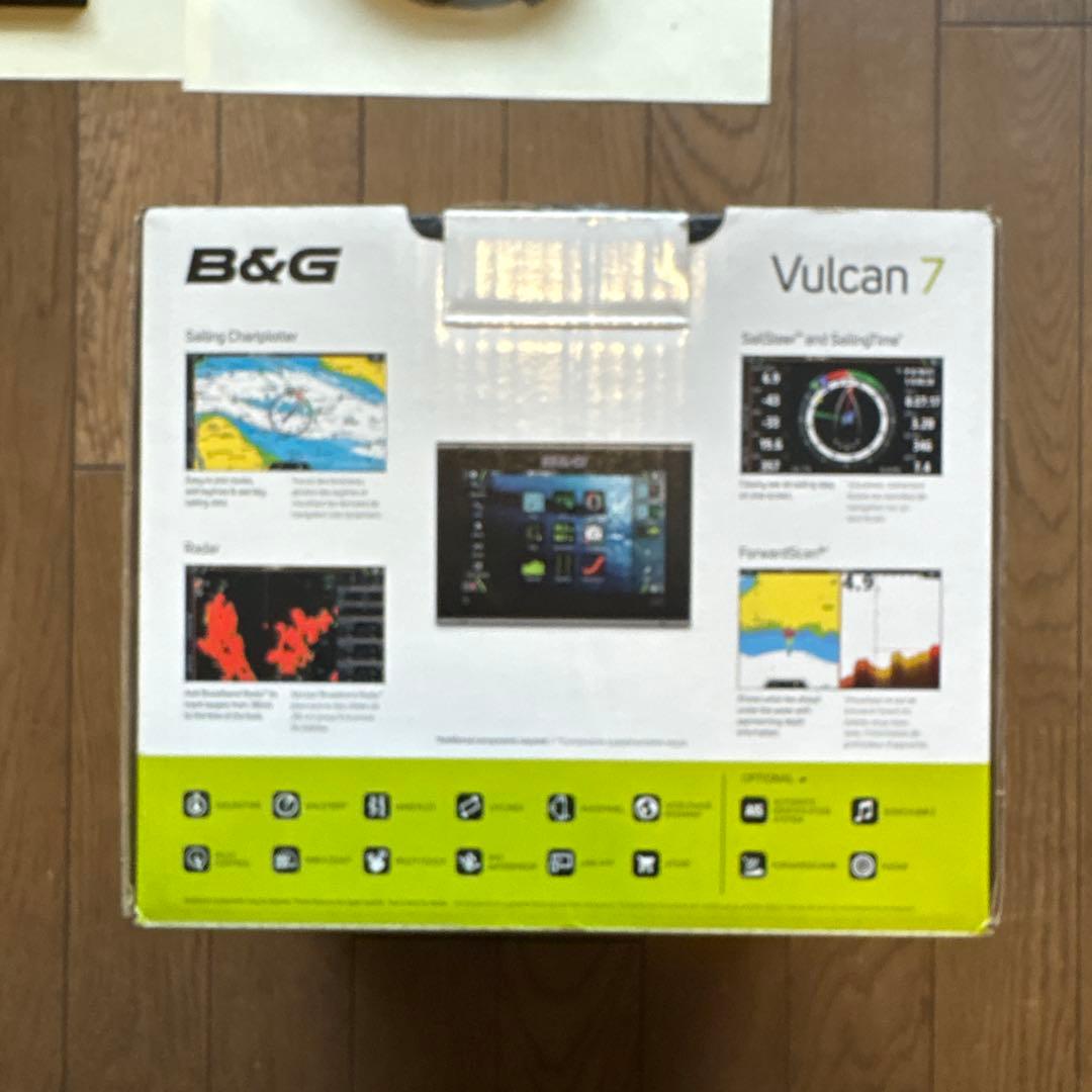 【ジャンク】B&G Vulcan 7 ディスプレイ 本体、マップSDカード付き