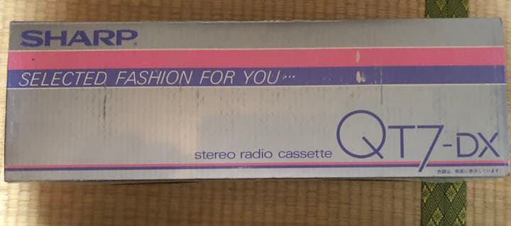 ポータブルプレーヤー SHARP stereo radio cassette QT7-DX