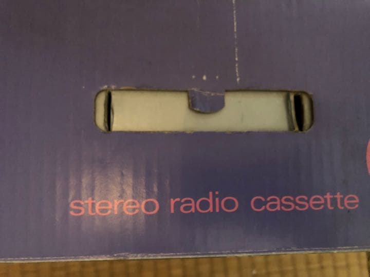 ポータブルプレーヤー SHARP stereo radio cassette QT7-DX