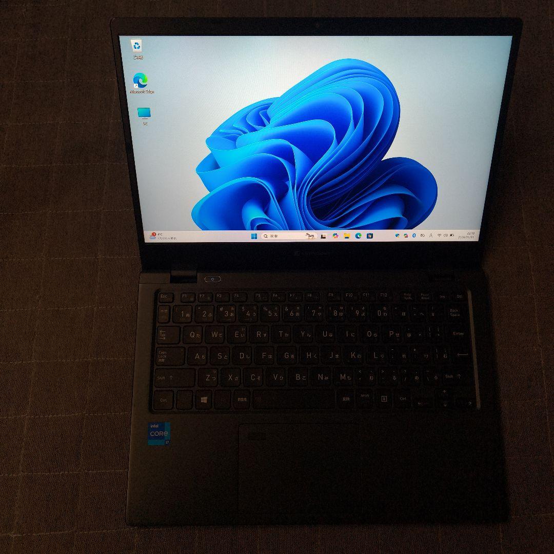 超美品 爆速 Dynabook 超軽量 11世代i7 24GB 1TB 19