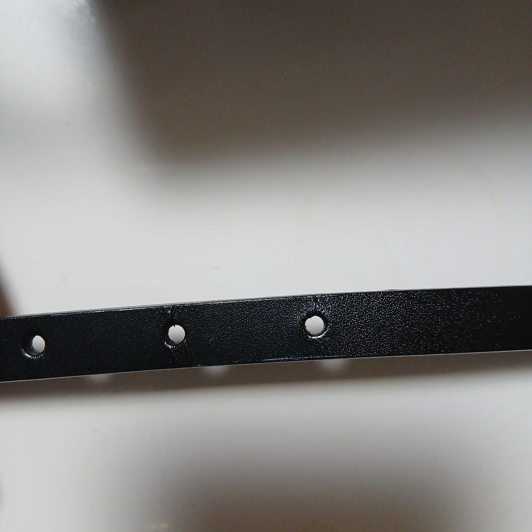 BVLGARI ブラックレザーベルト ゴールドバックル