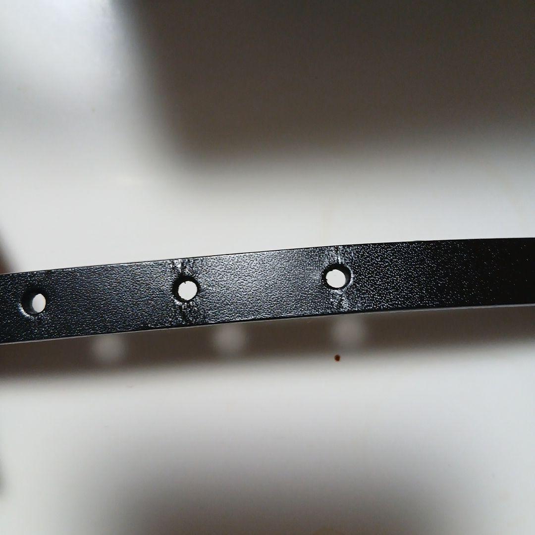 BVLGARI ブラックレザーベルト ゴールドバックル