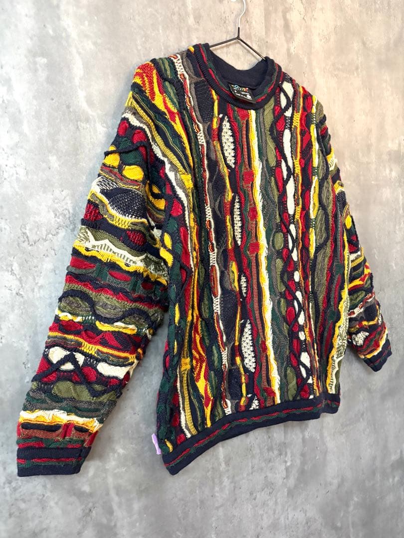 〈早い者勝ち・定番〉 高級デザイン COOGIビンテージ3Dニット L 菅田将暉